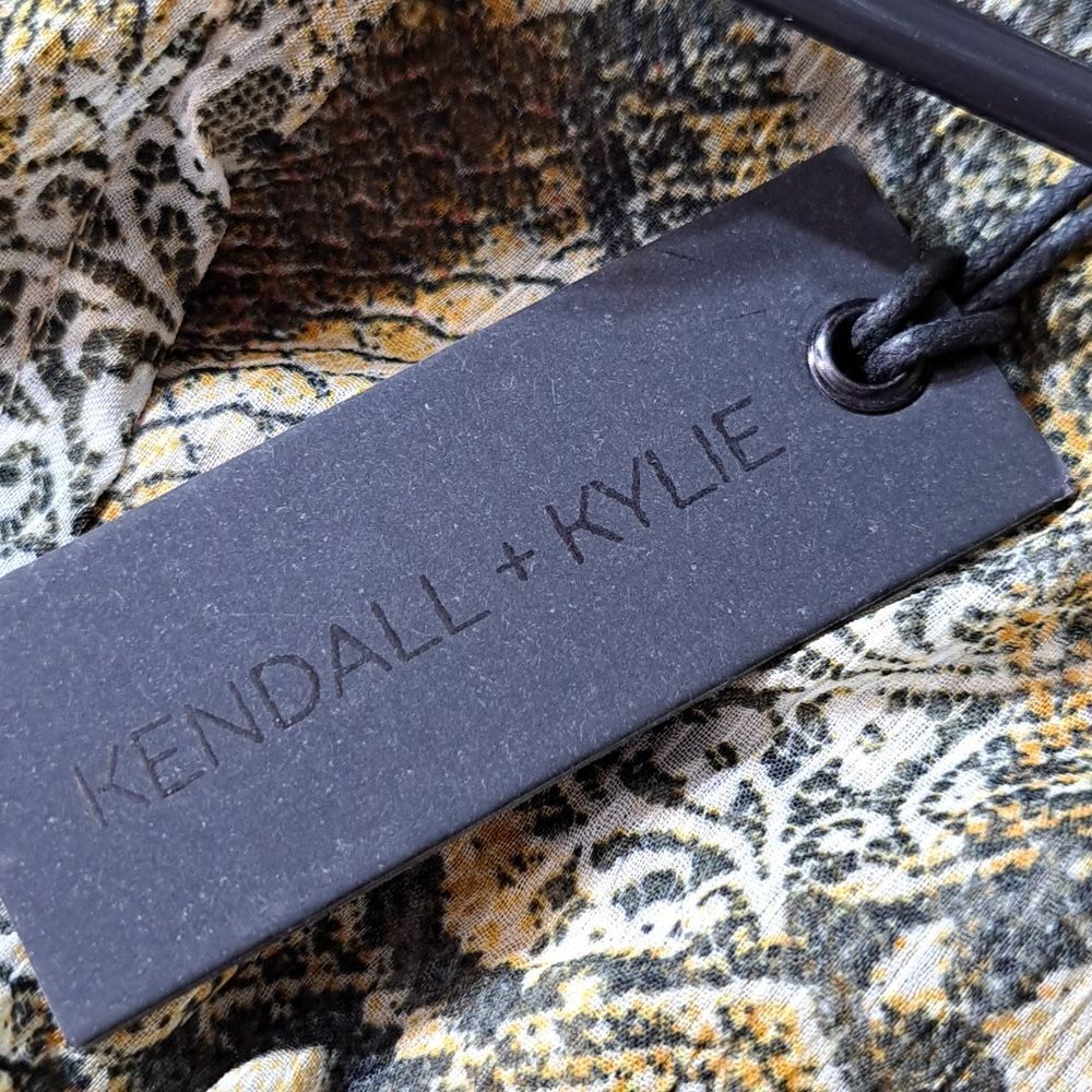 NWT Kendall + Kylie Ruffle Sleeve Duster - Picture 8 of 9